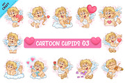 Bundle Cartoon Cupid 03. Tshirt, a Person Illustration by KENO Mascots (Thumbnail 1 of 13)