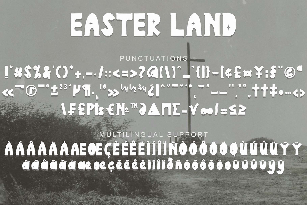 Easter Land, a Blackletter Font by Yoga Letter (Photo 6 of 6)