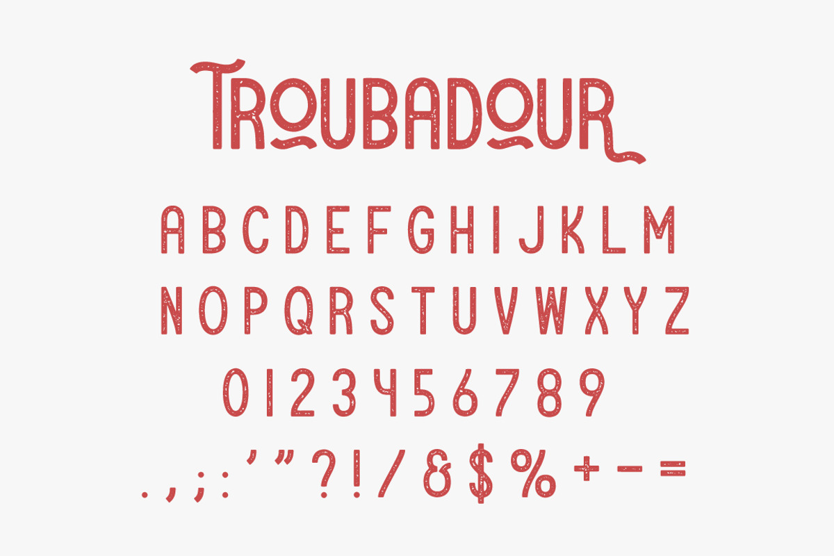 Troubadour | A Stylish Sans Serif, a Sans Serif Font by Josh O. (Photo 4 of 8)