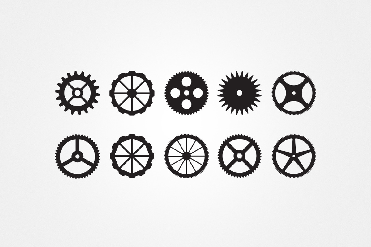 Gears - Vector Set preview 3