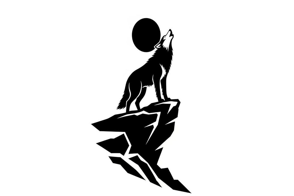 40 Wolf Moon Silhouette Vector Bundl, an Illustration by Amazin_art (Photo 20 of 41)