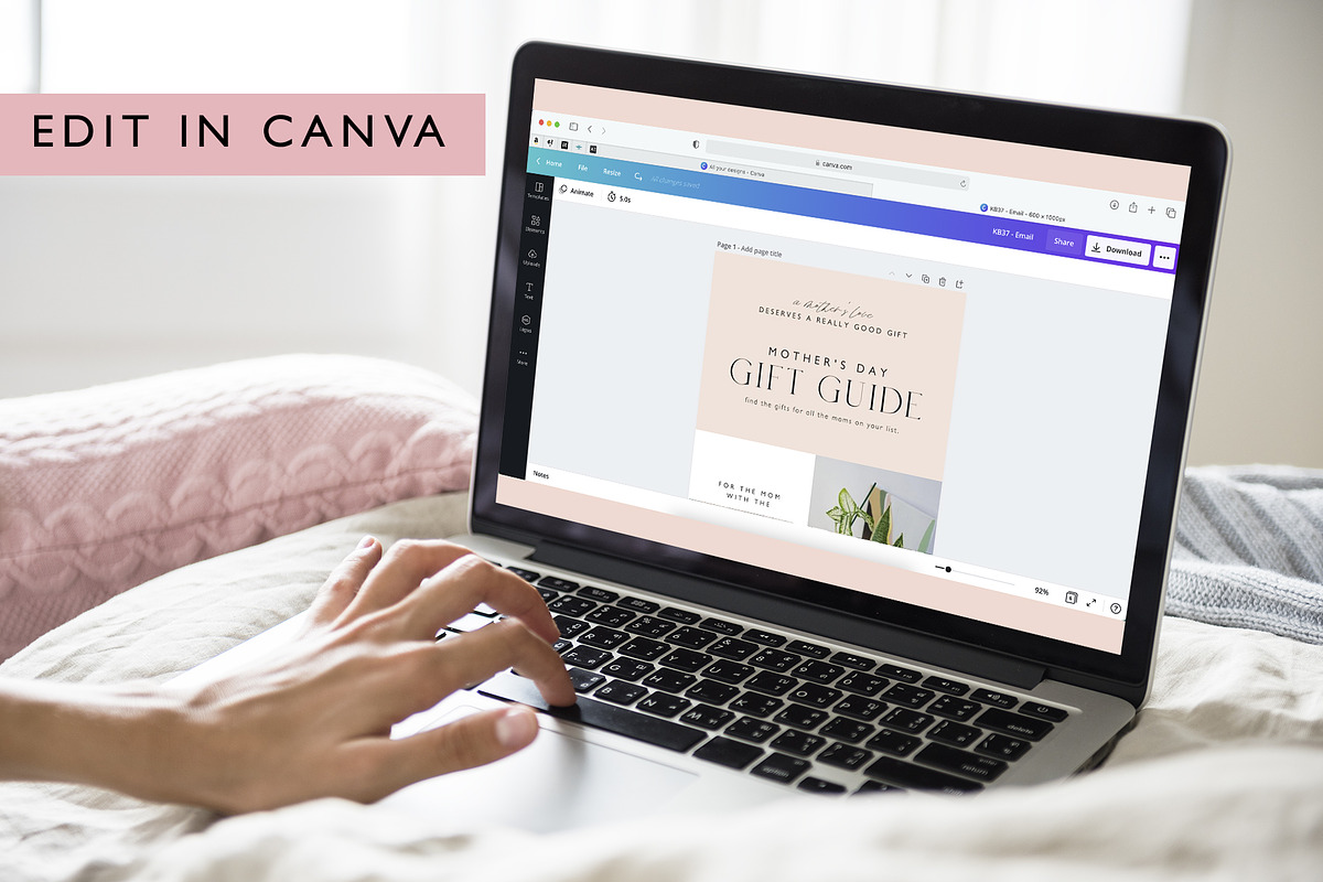 Mother's Day Gift Guide Email, an Email Template by KikiBunnyCreative (Photo 4 of 7)