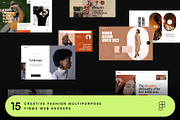 Bajhu - 15 Figma Fashion Web Headers, an UI Kit Template by neuwebz (Thumbnail 1 of 6)