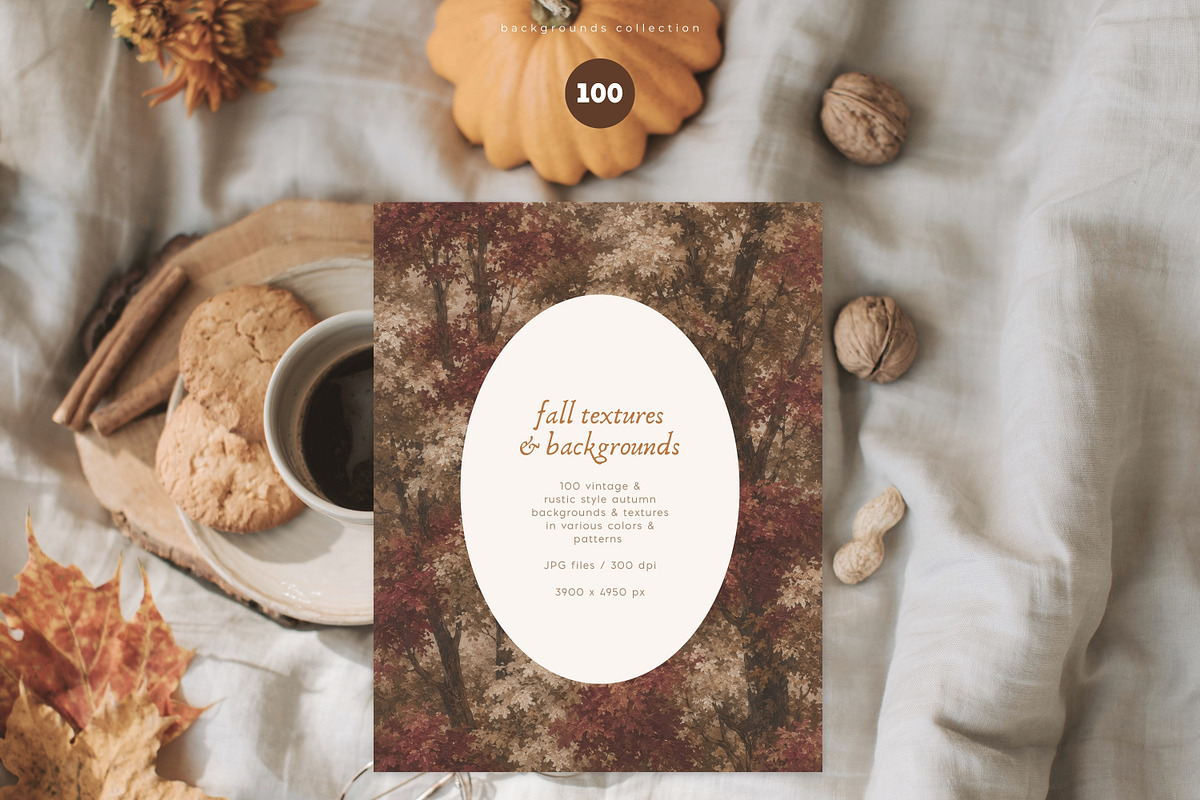 100 Fall Backgrounds & Textures, a Background Graphic by PeDe Designs (Photo 10 of 14)