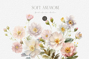 Soft Anemone Floral, a Decorative Illustration by heyiamalice (Thumbnail 1 of 12)