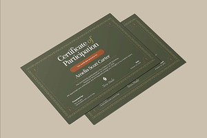 Terra Studio - Certificate, a Card Template by Fannan Studio