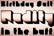 Nudity PB, a Font by Pink Broccoli (Thumbnail 1 of 5)