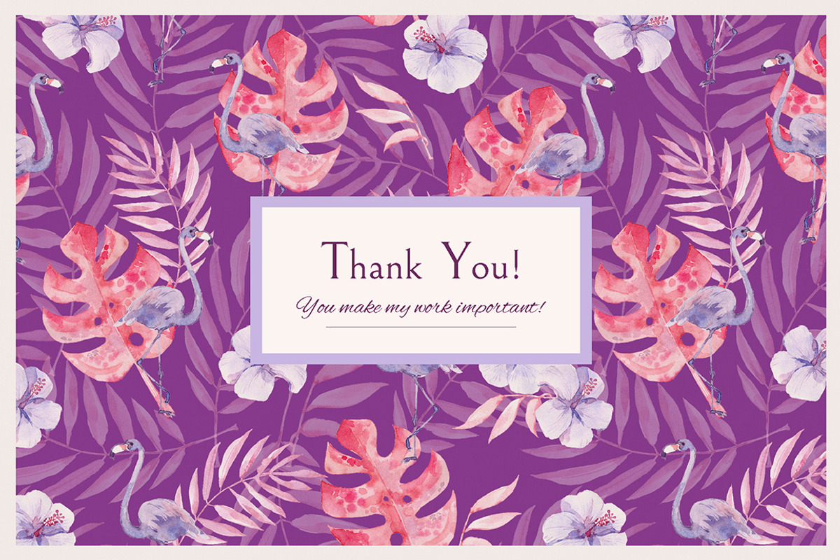 Pink Tropics patterns., a Pattern Graphic by Dinkoobraz (Photo 9 of 9)