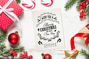 12 Christmas Mockup #1, a Print Template by Walentin (Thumbnail 6 of 13)