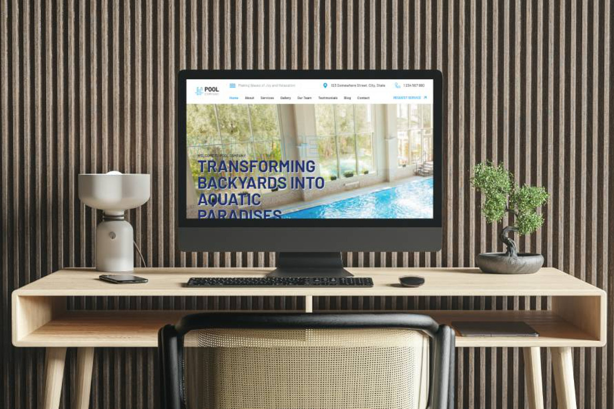 Pool Company WordPress Theme preview 3