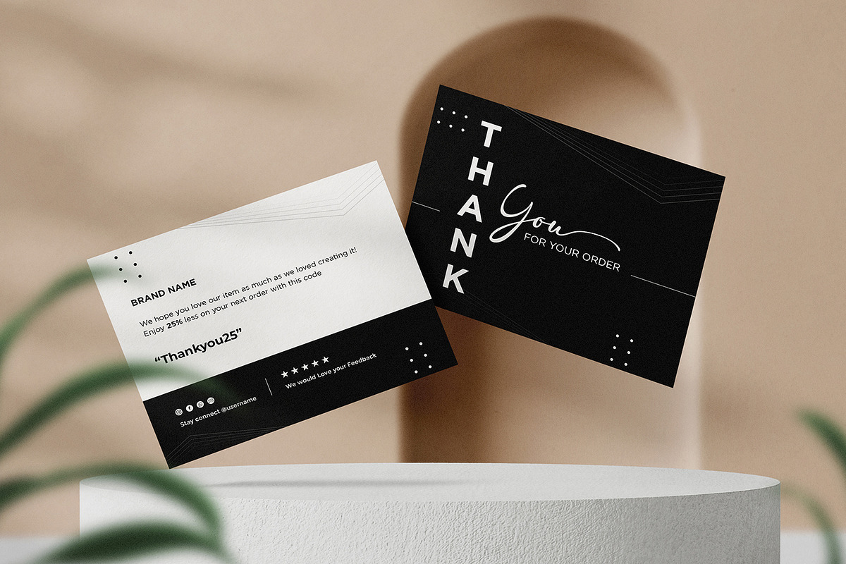Business Thank You Card, a Card Template by Template Shop (Photo 2 of 2)