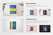 Classic Notebook Mockup Set - A5, a Print Template by Rafael Oliveira (Thumbnail 2 of 7)