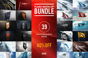 3D Flag S Bundle Mock-up