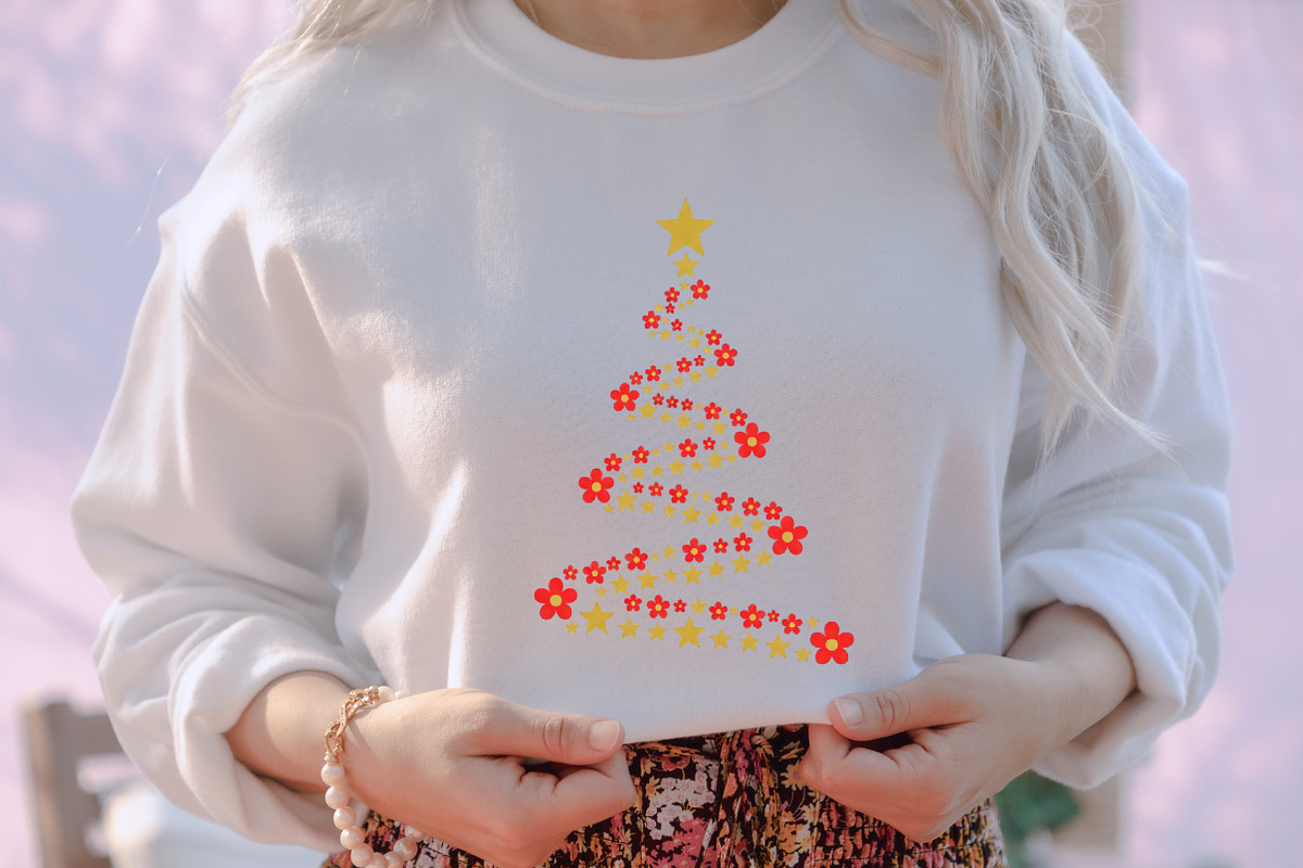 Christmas Tree of Stars Png, an Illustration by designcity5 (Photo 5 of 8)