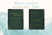 Canva *Elegant* Wedding Invitation, an Invitation Template by ElladesignCo (Thumbnail 2 of 5)