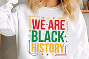 We Are Black History PNG, a Seasonal Illustration by Canvas Craft (Thumbnail 2 of 5)