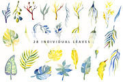 Tropical Paradise-watercolor set, an Object Graphic by Kseniya_design (Thumbnail 3 of 12)
