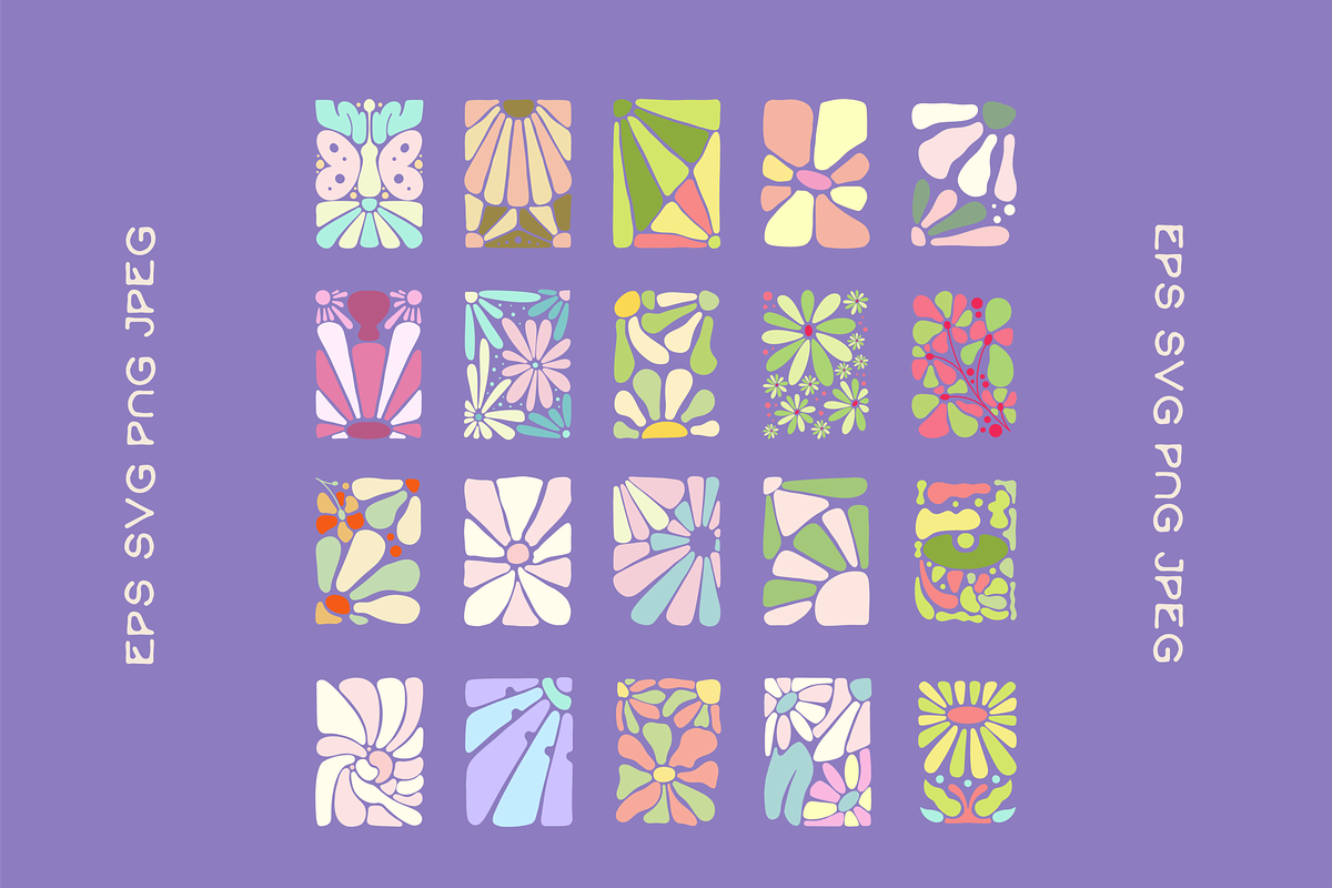 Abstract Floral, a Decorative Illustration by HunEyy (Photo 2 of 7)