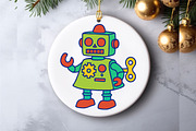 Retro Toy Robots Clipart & Posters, an Object Graphic by Blynn Pippen (Thumbnail 4 of 23)