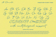 Billstone Signature, a Script Font by din-studio.com (Thumbnail 9 of 10)