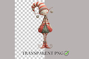 Quirky Christmas Clipart Characters, a Seasonal Illustration by Nicole Branger Art (Thumbnail 3 of 21)