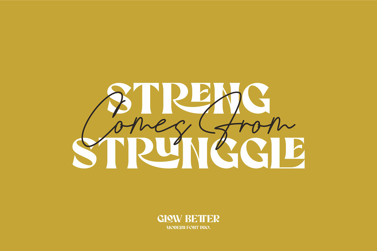 Glow Better - Modern Font Duo, a Serif Font by ErgibiStudio (Photo 5 of 13)