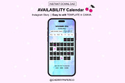 Instagram Story Calendar - NOVEMBER, a Social Media Template by Cherry Paper Co (Thumbnail 2 of 2)