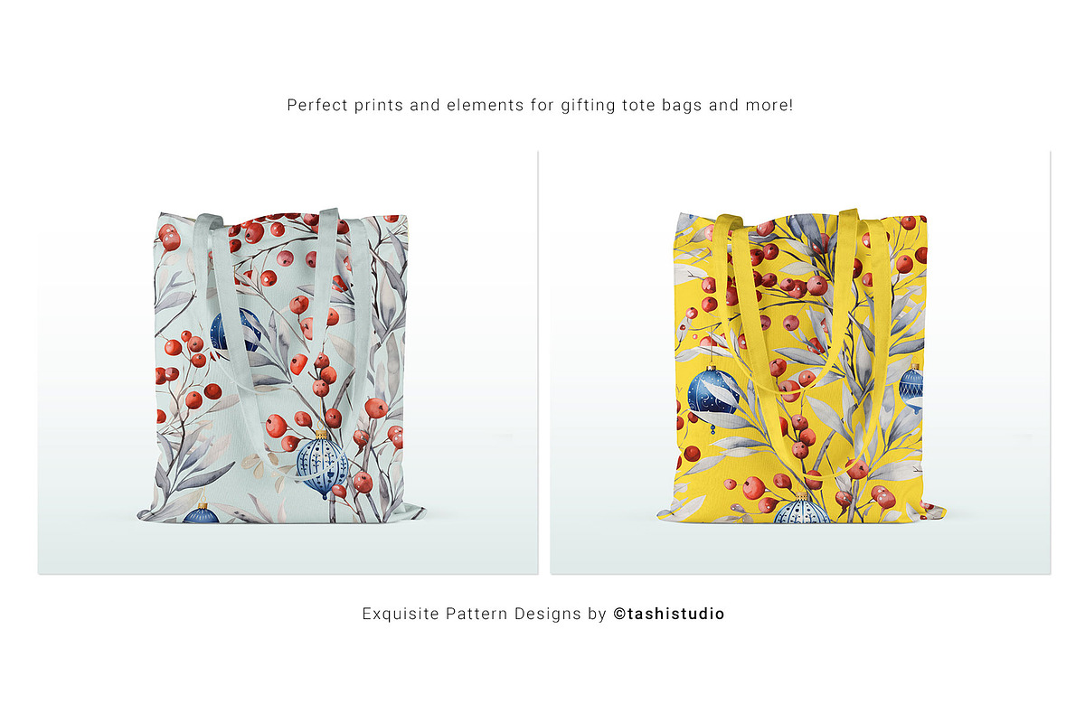 Xmas Berries, Layered Print Patterns, a Pattern Graphic by Pink Linen (Photo 4 of 9)