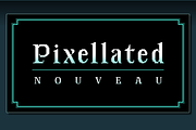 Alaska - Art Nouveau pixel art, a Serif Font by SelfBuild Type (Thumbnail 5 of 11)