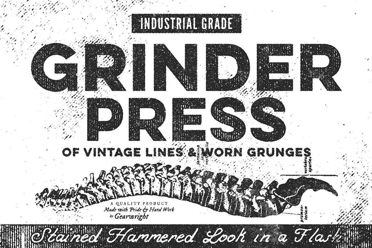 Grinder Press, a Layer Style Add-On by Unember (Photo 1 of 5)
