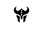 Viking Helmet Logo Design, a Branding & Logo Template by Vectorium Studio (Thumbnail 1 of 2)