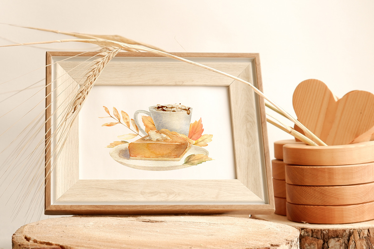 Fall Checklist Watercolor Clipart, a Seasonal Illustration by NataliArkushArt (Photo 8 of 17)