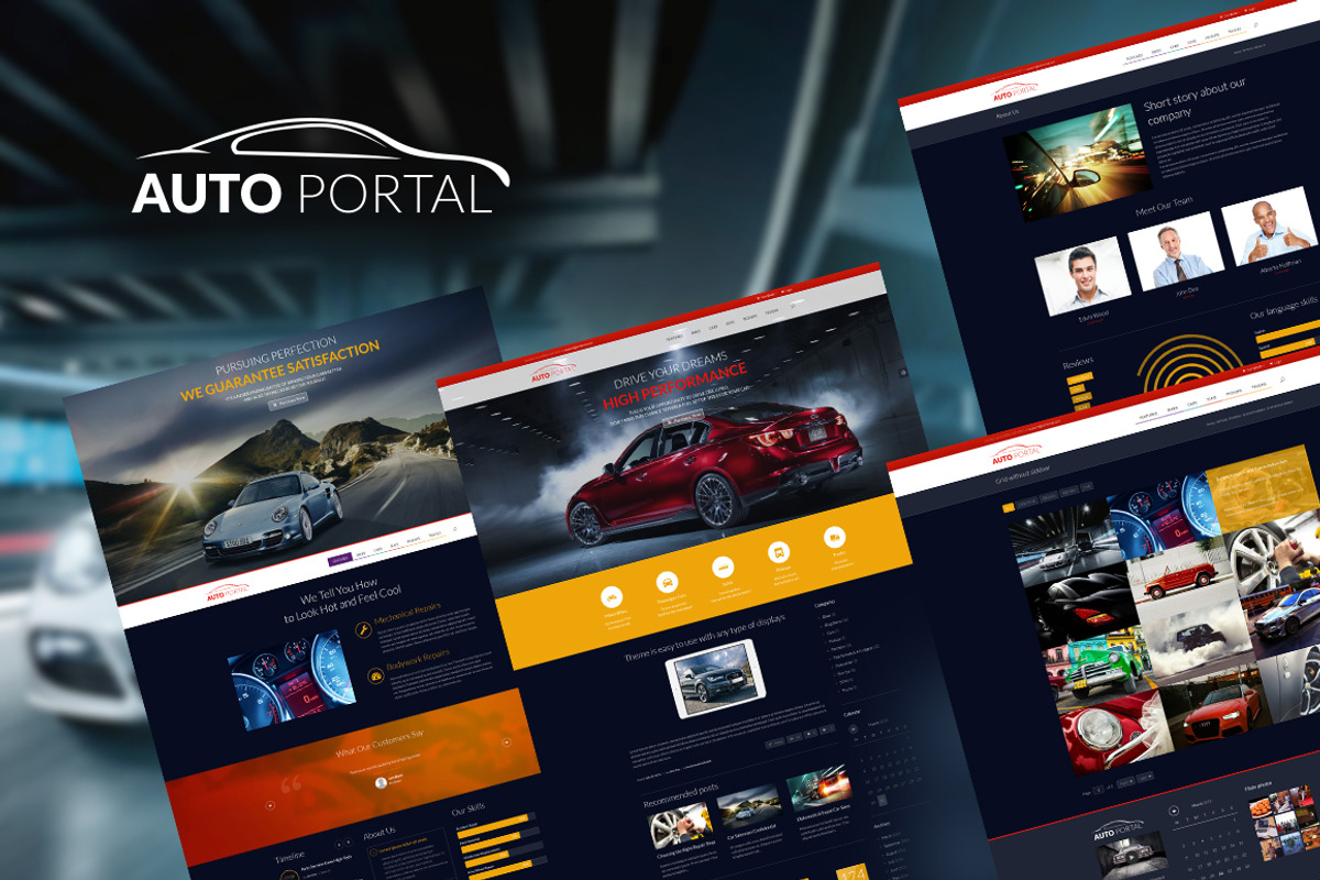 Auto Portal - Cars Review Magazine, a WordPress Template by ThemeREX (Photo 1 of 7)
