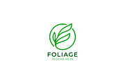 Abstract Linear Leaf Letter F Logo, a Branding & Logo Template by Signatoro (Thumbnail 2 of 3)