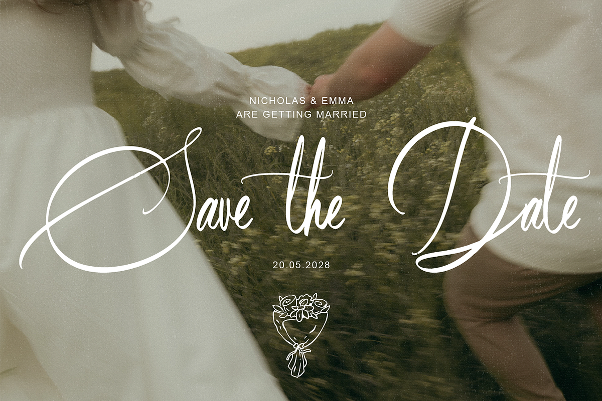 Kenetiga Gisela – Elegant Script, a Handwritten Font by Portocraft (Photo 8 of 10)