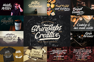 Bold Script Font Bundle Vol 4