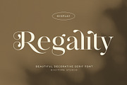 Regality Display, a Serif Font by Digitype Studio (Thumbnail 1 of 11)
