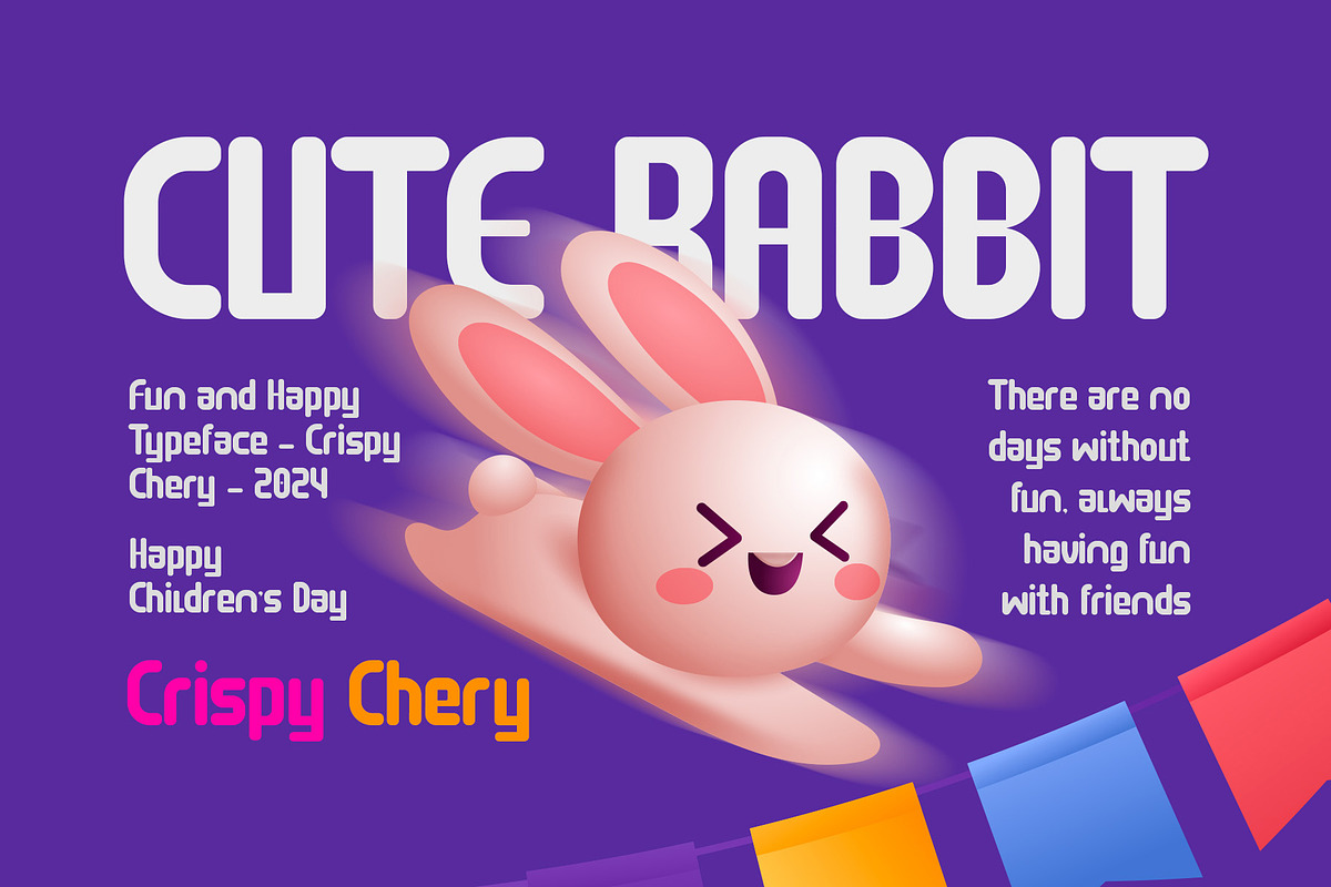 Crispy Chery - Playful Display Font, a Sans Serif Font by Aksapix Studio (Photo 3 of 8)