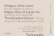 Nymphi | soft detailed sans + italic, a Sans Serif Font by Minna Kaario (Thumbnail 12 of 13)