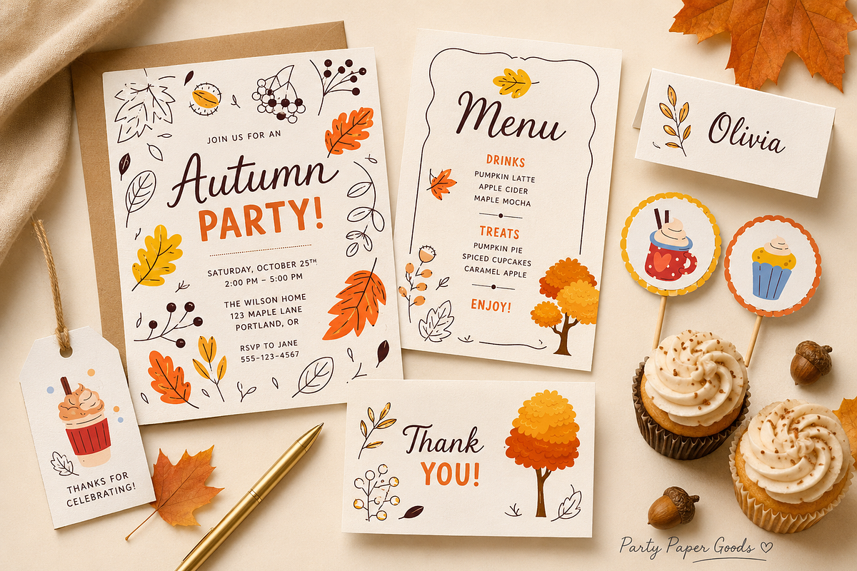 Autumn Clipart Illustrations, a Seasonal Illustration by Anna Studio (Photo 8 of 11)