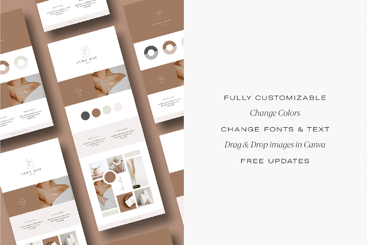Brand & Mood Board Sheets, a Presentation Template by Wild Theory (Photo 6 of 7)