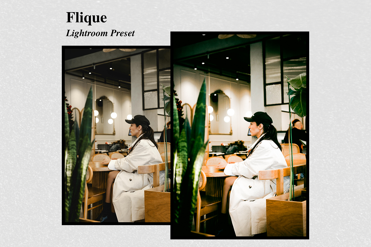 Flique - Lightroom Preset DNG & XMP, a Preset Add-On by Mirelyn (Photo 15 of 16)