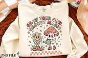 Grow Your Own Groovy Magic Mushroom, a Seasonal Illustration by CrexoraLab (Thumbnail 1 of 4)