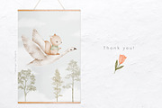 OVER THE MOUNTAINS watercolor set, an Animal Illustration by erasovas (Thumbnail 8 of 8)