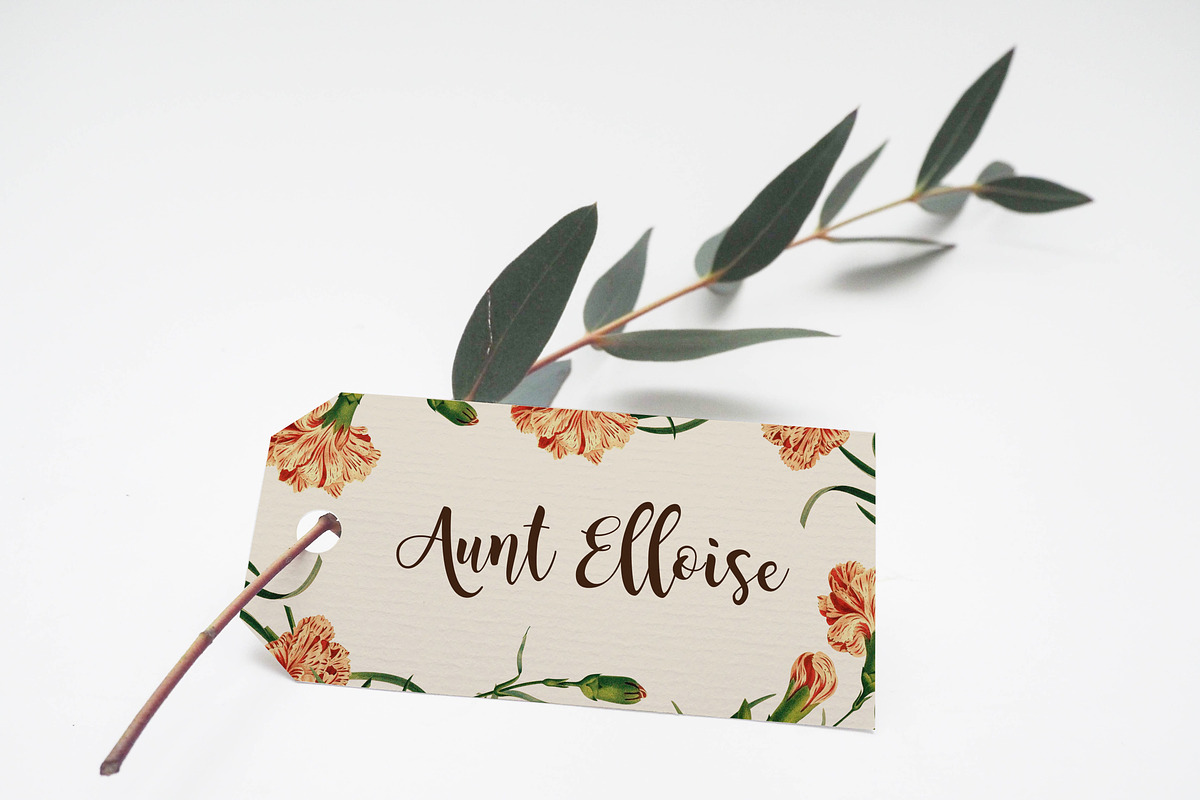 Name Place Card Mockup, a Print Template by Europe.graphics (Photo 3 of 3)