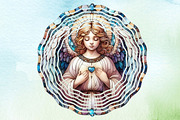 Stained Glass Angel Sublimation, a Work Illustration by Dream Creation (Thumbnail 5 of 7)