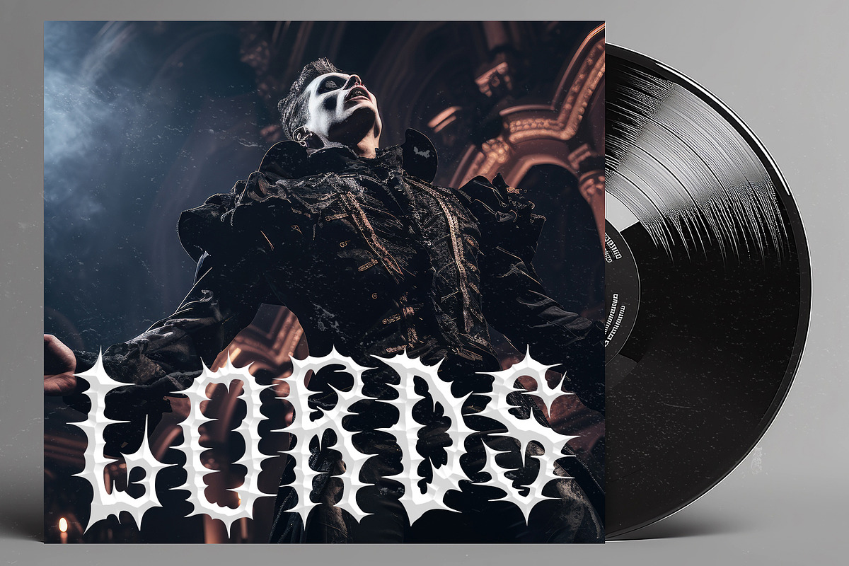 SONTEN Modern Blackletter Metal, a Blackletter Font by dansdesign (Photo 11 of 12)
