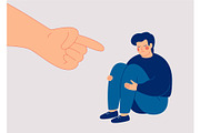 Victim of Teasing and Bullying, an Education Illustration by Mary Long (Thumbnail 4 of 4)