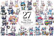 Hip Hop Bunny PNG Clipart, Urban., an Animal Illustration by KennedyStudio (Thumbnail 1 of 5)