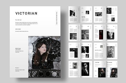 Victorian Magazine, a Magazine Template by DreamLab22